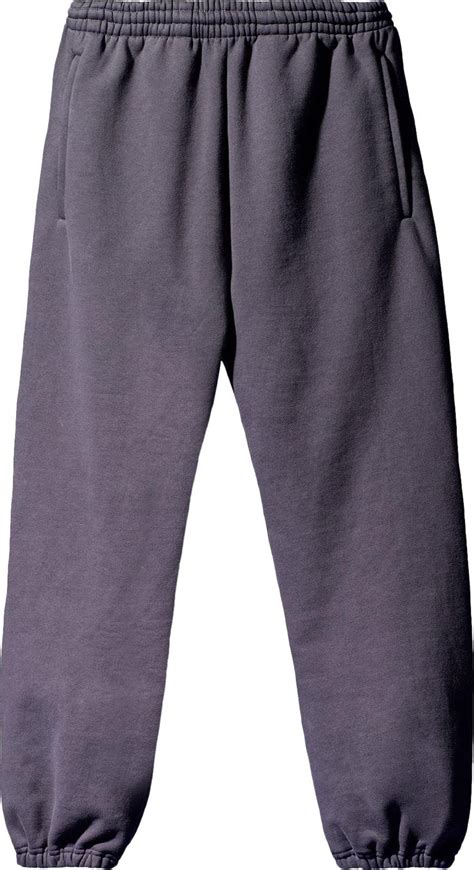 Cotton fleece jogging pant in black 